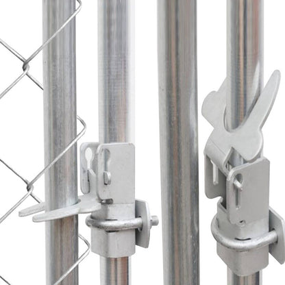 Large Dog Run Outdoor with Cover 2x5x1.8m