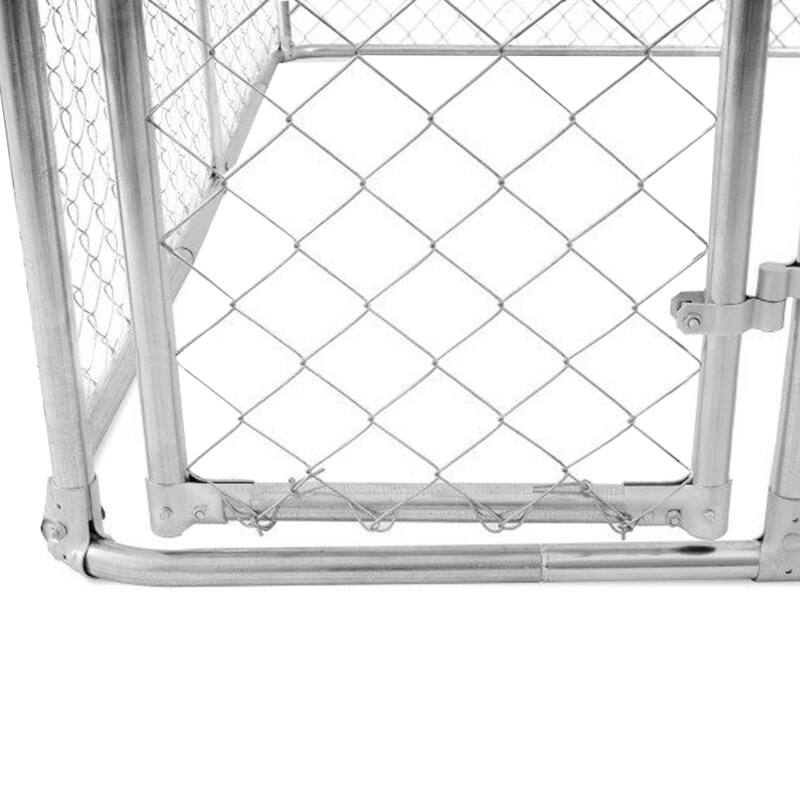 Large Dog Run Outdoor with Cover 2x3x1.8m  steelmates