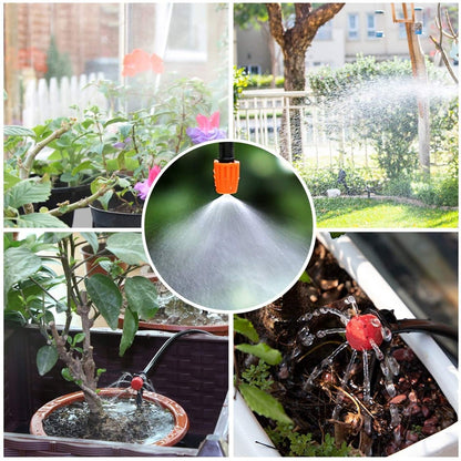 40M PVC Drip Irrigation System Kit Automatic Garden Watering & Misting Cooling Set  Steelmates