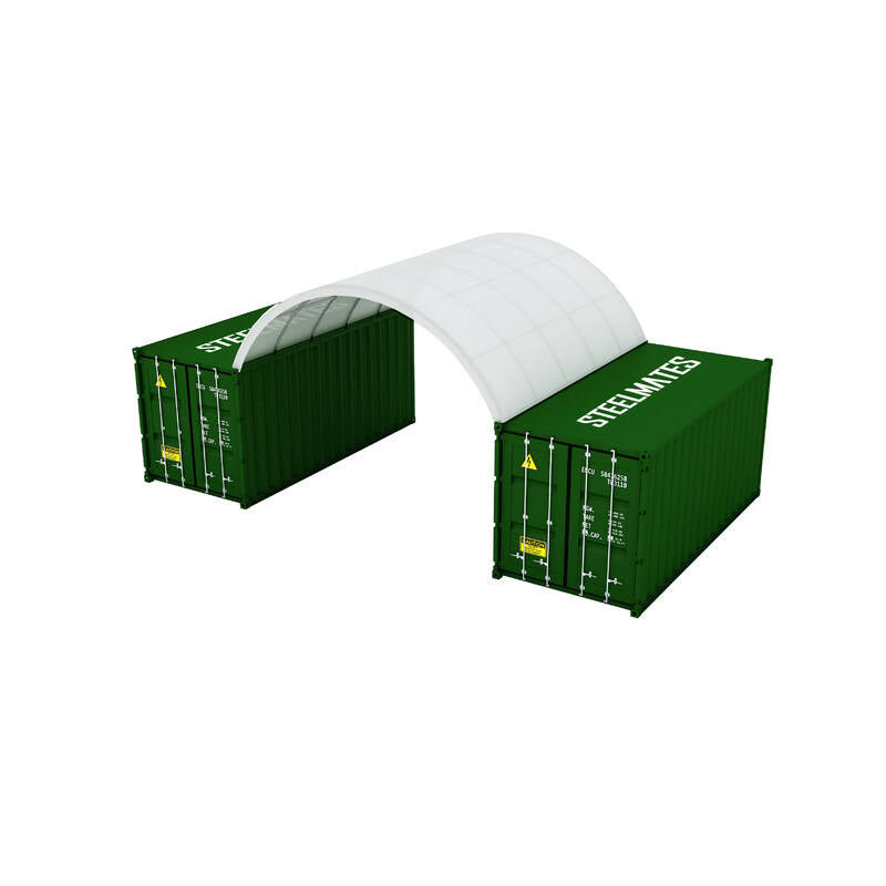 20FT Steel Structure Container Dome Shelter - 10m Length