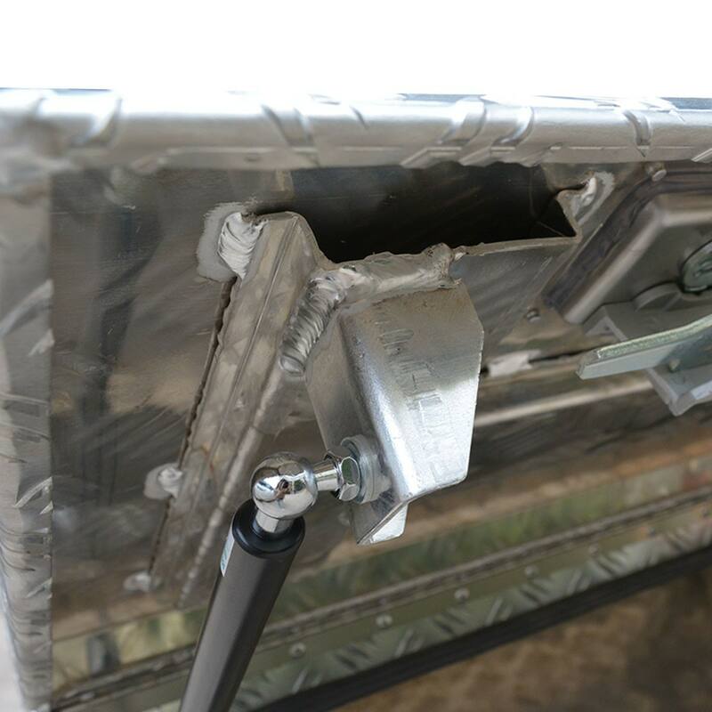 Aluminium Ute Tool Box 2.5mm 1200x500x800mm Full Side Opening Vehicle Storage