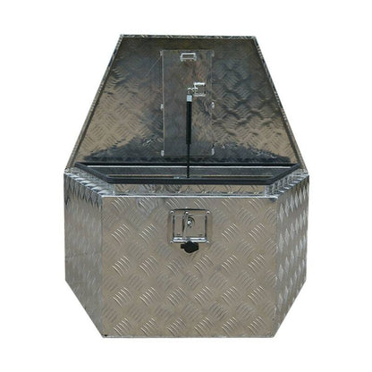 Aluminium Ute Tool Box 1.5mm 900x500x450mm Trailer Drawbar Vehicle Storage