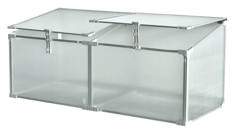 MINI Greenhouse L 120cm x W 51cm x H 39/51cm