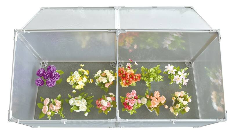 MINI Greenhouse L 120cm x W 51cm x H 39/51cm