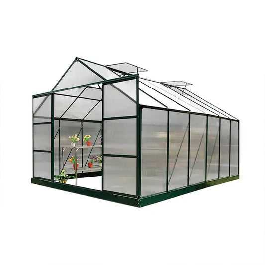 2.4m x 4.4m The Ultimate Greenhouse 6mm Twin Wall Steelmates