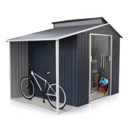 2.9m x 1.9m Garden Storage Box,Bike Shed,2-in-1