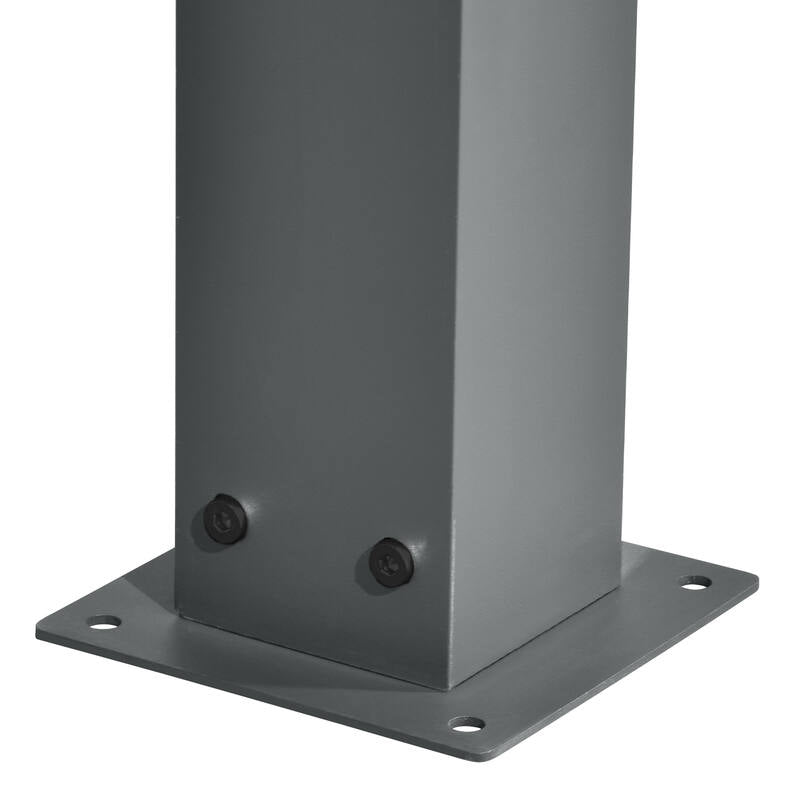 Freestanding Carport Pent-Roof (4960mm L x 3000mm W x 2150/2300mm H)