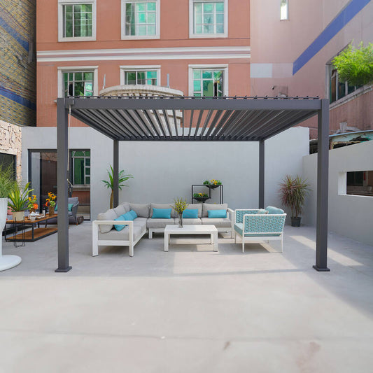 Freestanding Manual Louver Pergola 3×3×2.5m