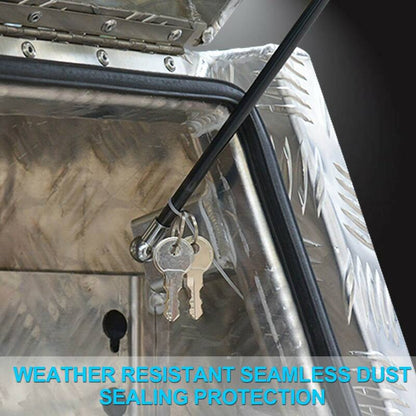 Aluminium Ute Tool Box 2.5mm 1200x500x800mm Full Side Opening Vehicle Storage