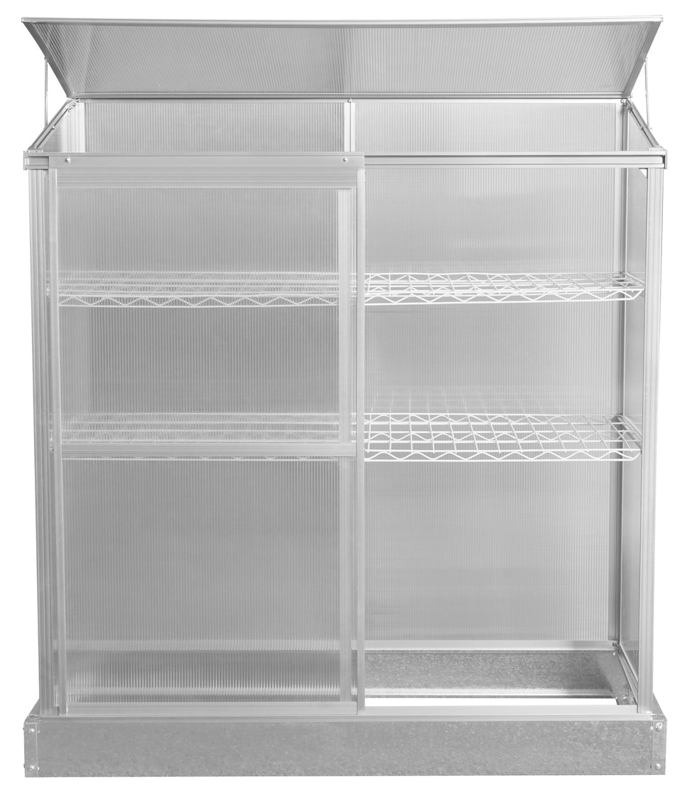 Compact Greenhouse 580mm L x 1290mm W x 1400mm H - AI122  Steelmates