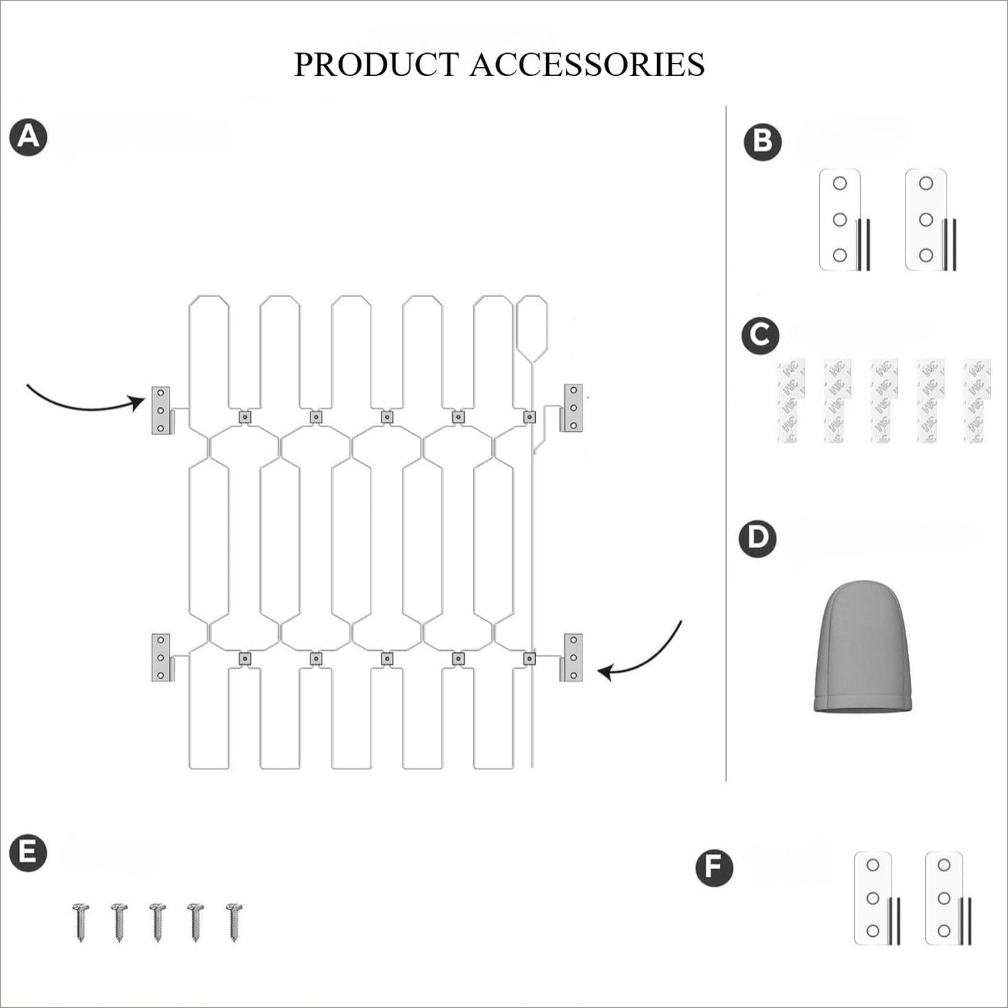 Metal Retractable Pet Gate Foldable Safety Barrier for Dogs and Cats  Steelmates