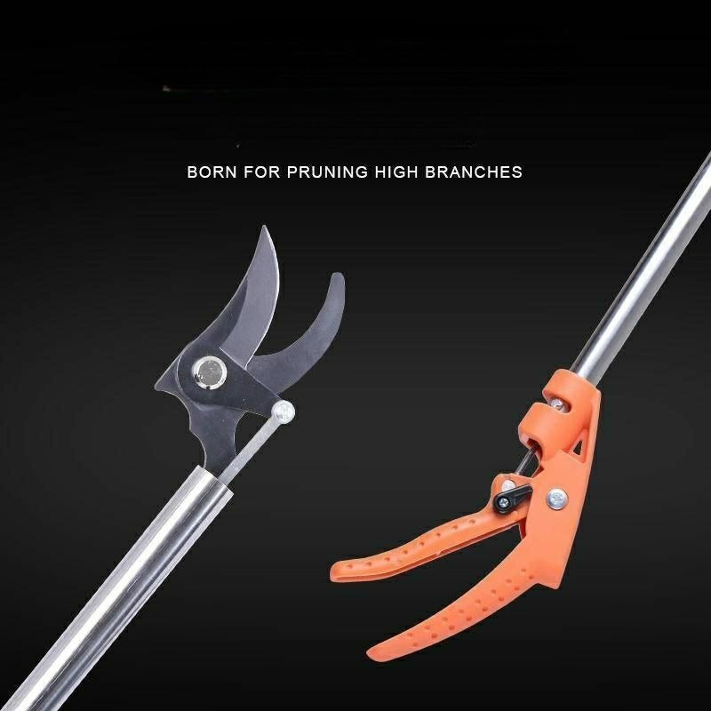 Long Handle High-Branch Pruning Shears – SK5 Steel Blade, Heavy-Duty & Durable  Steelmates