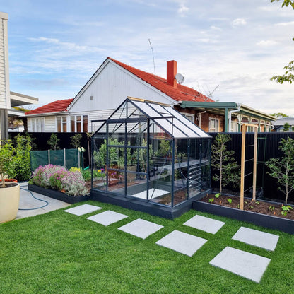 Glasshouse 4mm toughened glass 2440 x 2440 x 2340mm