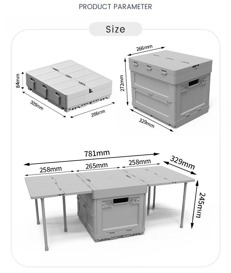 Garden Tool Storage Box 16.6L Portable Organiser  Steelmates