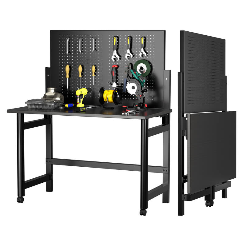 1440MM x 1155MM x 635MM Foldable Heavy Duty Workbench For Garage