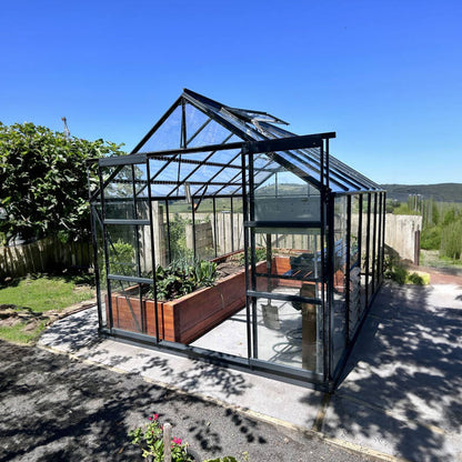 Glasshouse 4mm toughened glass 3000 x 3040 x 2600mm