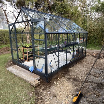 Glasshouse 4mm toughened glass 3000 x 3040 x 2600mm