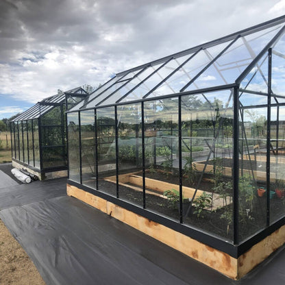 Glasshouse 4mm toughened glass 3000 x 3040 x 2600mm