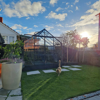 Glasshouse 4mm toughened glass 2440 x 2440 x 2340mm