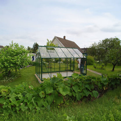 Glasshouse 4mm toughened glass 2440 x 3640 x 2340mm  steelmates