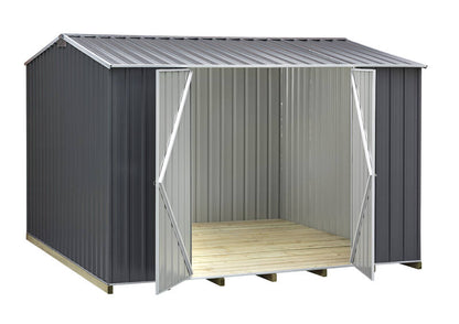 3030 x 2280 x 2025mm Ulti-mates Garden Shed Gable Roof Ironsand