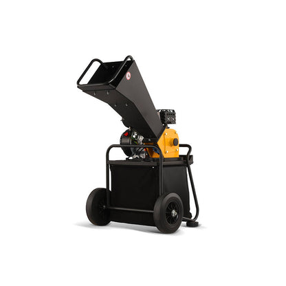Garden Tree branch gas woodchipper with 65L Collection Bag