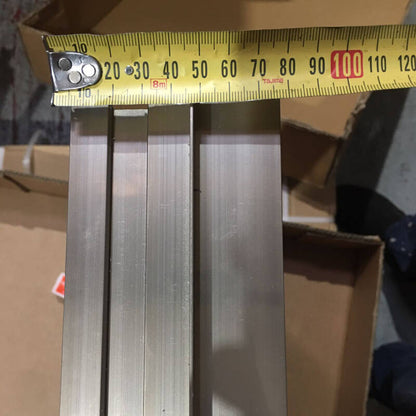 LOUVRE WINDOW  550 W x 665 H Aluminium Frame