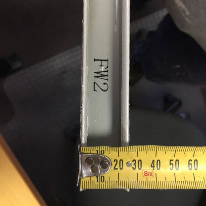 LOUVRE WINDOW  550 W x 665 H Aluminium Frame