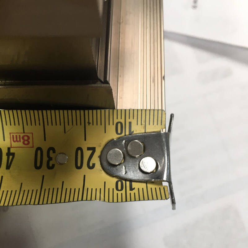 LOUVRE WINDOW  550 W x 665 H Aluminium Frame