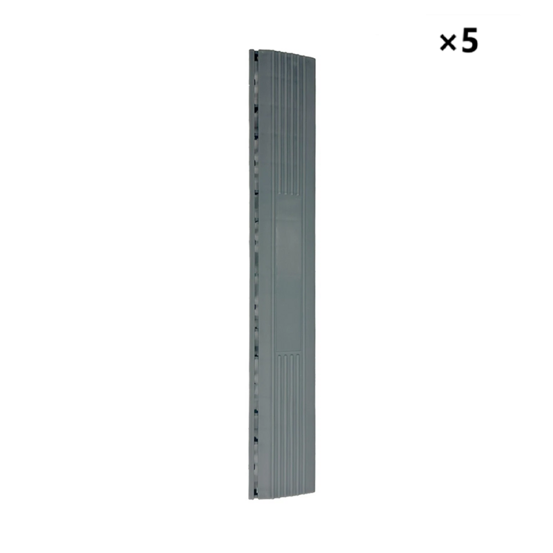Interlocking Garage Floor Tile System Grey - Male Ramps (Set of 5 ...