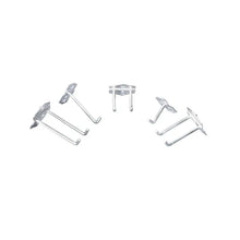 A pack of 10 Assorted UltraTools Zinc Pegboard Hooks Accessory steelmates