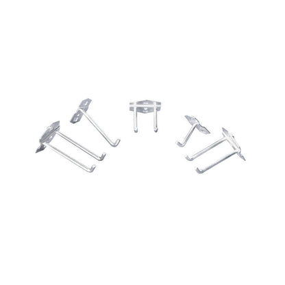 A pack of 10 Assorted UltraTools Zinc Pegboard Hooks Accessory