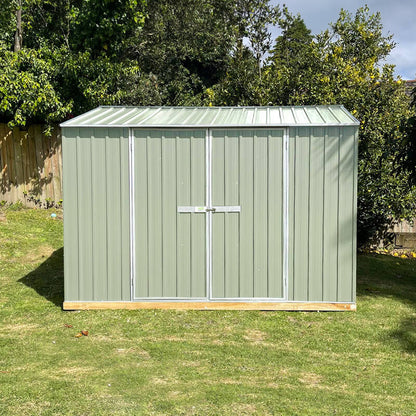 3030 x 2280 x 2025mm Ulti-mates Garden Shed Gable Roof Hazy Grey