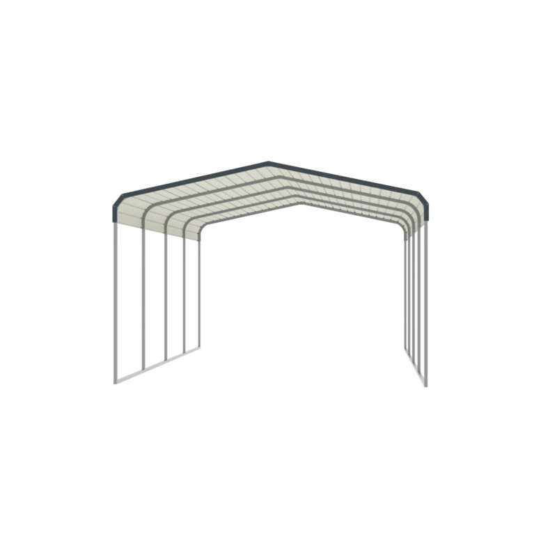 Heavy Duty Carport,12x20FT Galvanized steel Carports Canopy