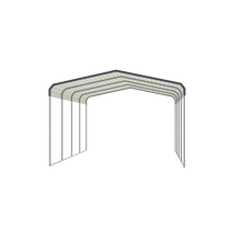 Heavy Duty Carport,12x20FT Galvanized steel Carports Canopy