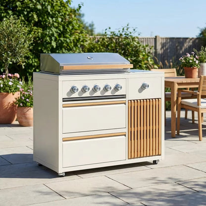 Outdoor Kitchen Gas Grill Module – 5 Burner  Steelmates