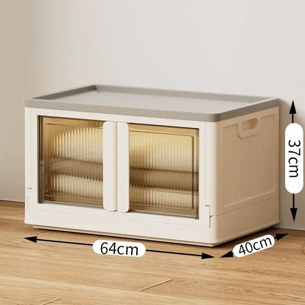 Large Foldable Outdoor Storage Box with Lid & Wheels (PP)  Steelmates