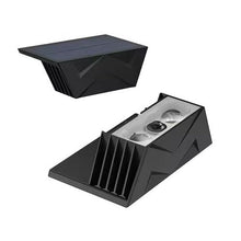 Solar Fence Lights Outdoor 5 Pack Warm White LED Solar Garden Lights  Steelmates