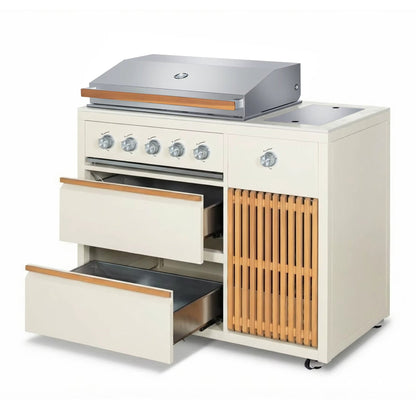 Outdoor Kitchen Gas Grill Module – 5 Burner  Steelmates