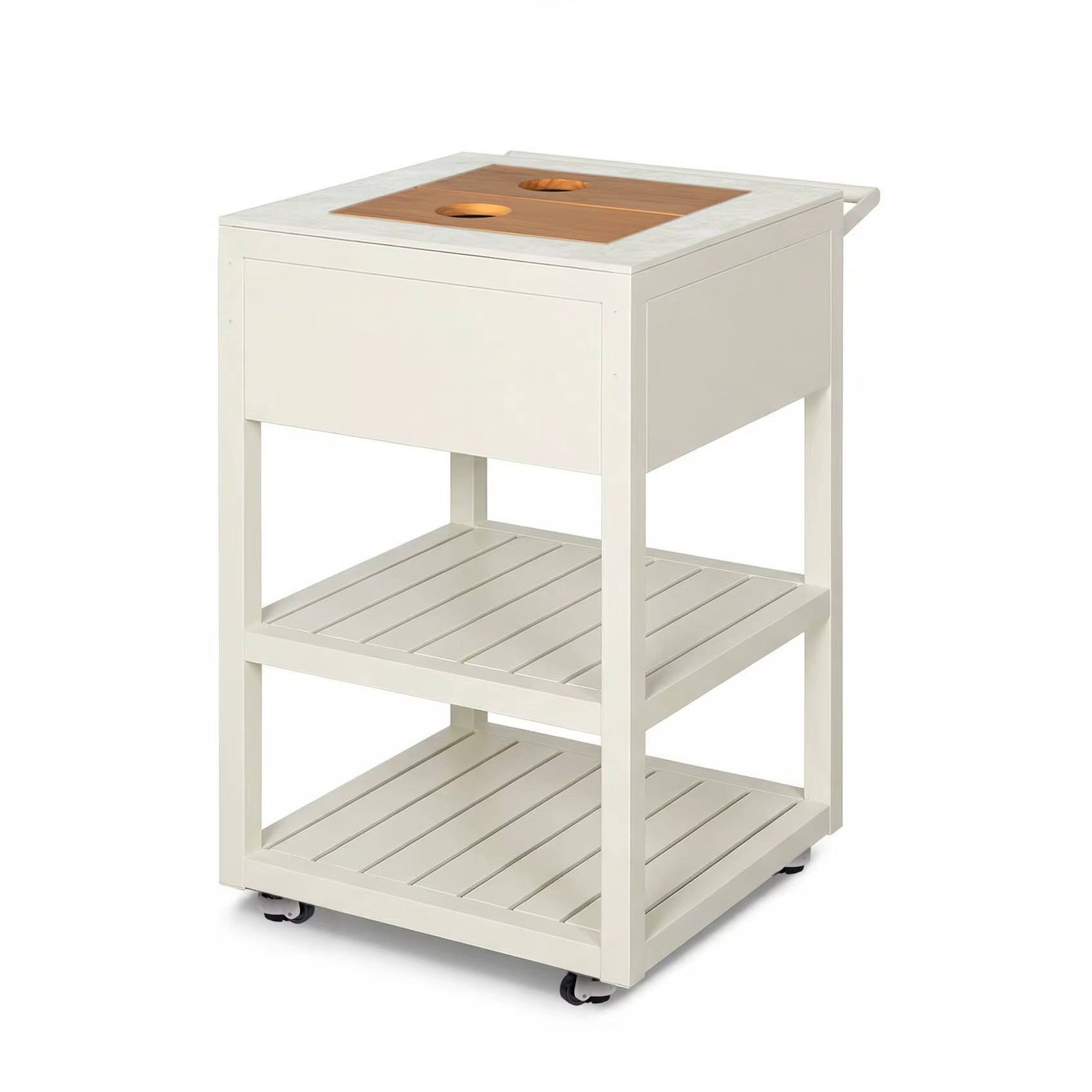 Outdoor Kitchen Corner Module – Ice Bucket Station  Steelmates