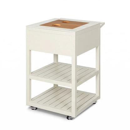 Outdoor Kitchen Corner Module – Ice Bucket Station  Steelmates