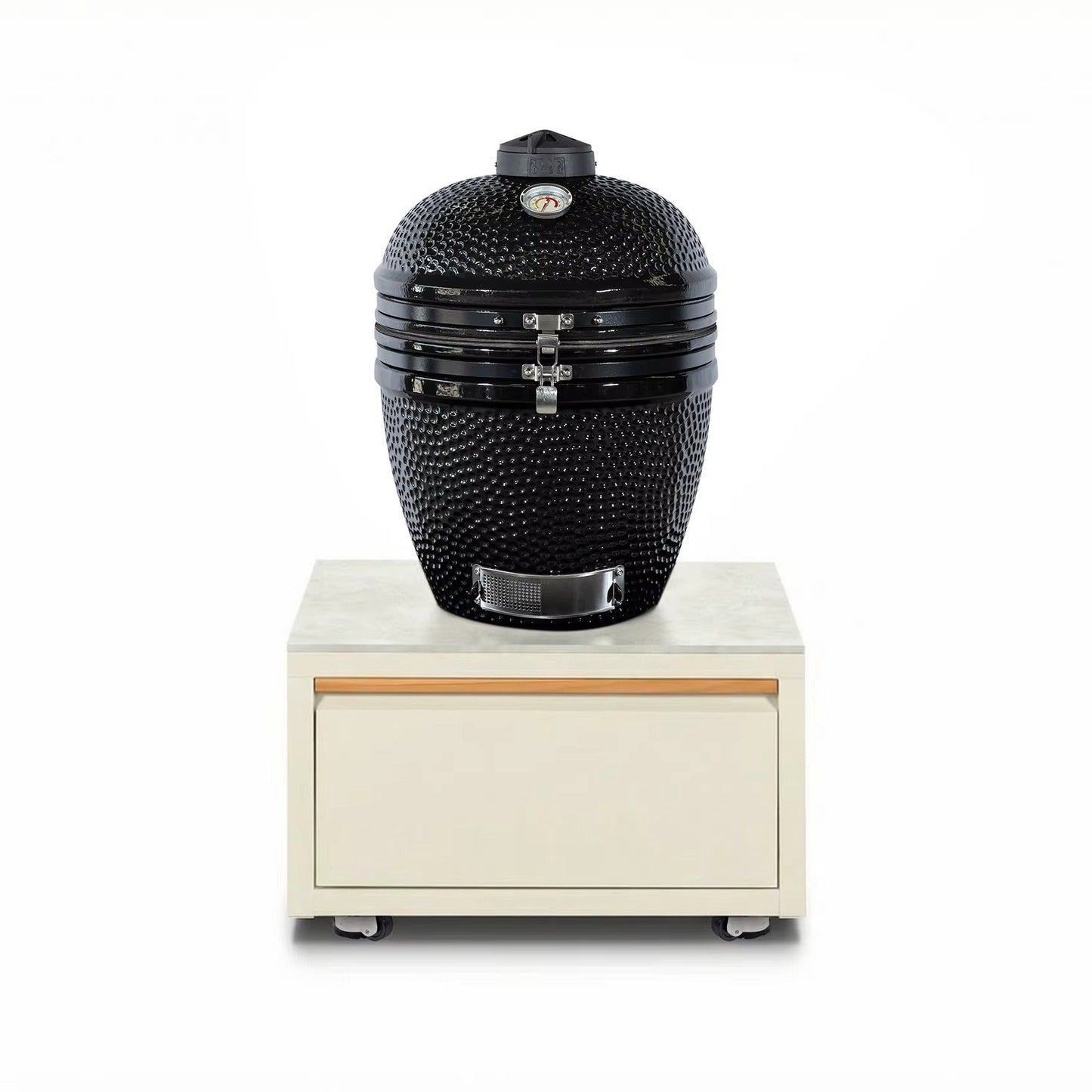 Outdoor Kitchen Kamado Module – Smoker Egg Stand  Steelmates
