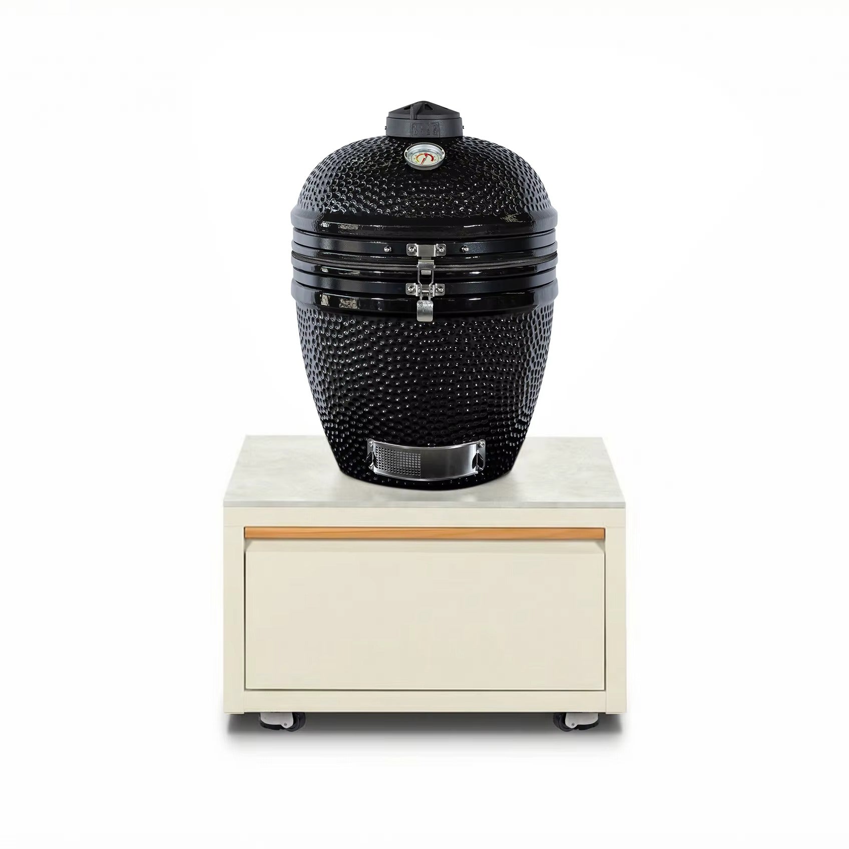 Outdoor Kitchen Kamado Module – Smoker Egg Stand  Steelmates