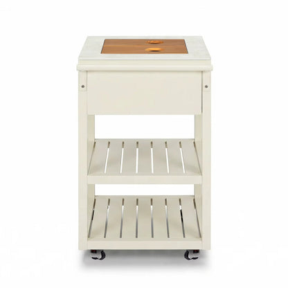Outdoor Kitchen Corner Module – Ice Bucket Station  Steelmates