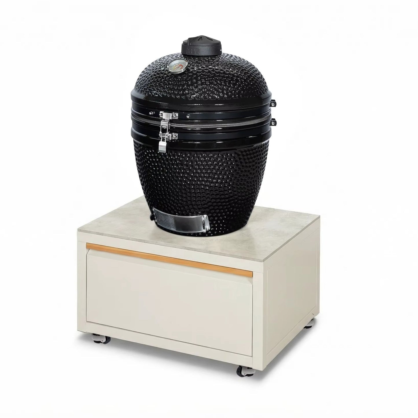 Outdoor Kitchen Kamado Module – Smoker Egg Stand  Steelmates