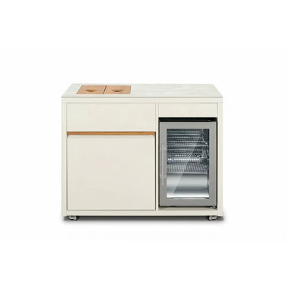 Outdoor Kitchen Fridge Module – 58L Refrigerator & Storage Drawers  Steelmates
