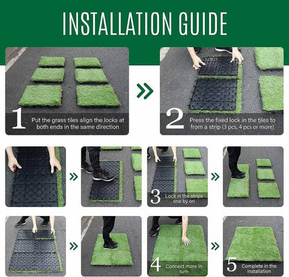 Artificial Grass Deck Tiles 300*300*20 - pack of 10