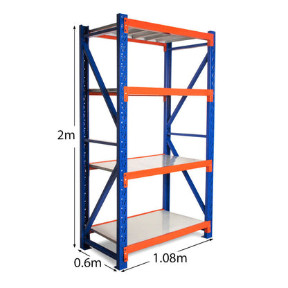 4 tiers 1.08m x 2m x 0.6m Garage Shelving