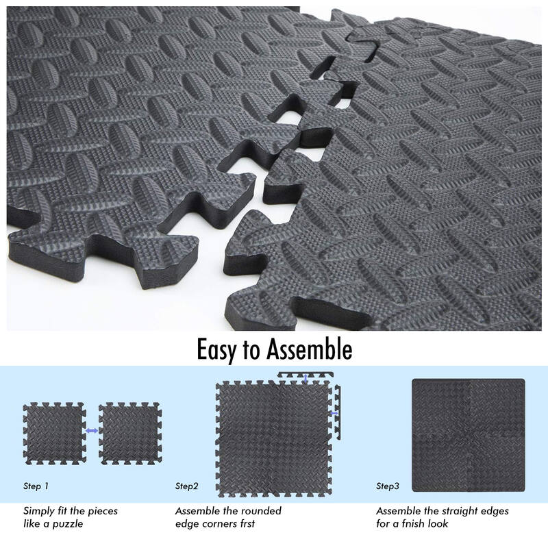 2cm thick Foam Tiles Protective Flooring Gym Mat - 24 Tiles (8.64 Square Meter)