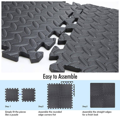 2cm thick Foam Tiles Protective Flooring Gym Mat - 24 Tiles (8.64 Square Meter)